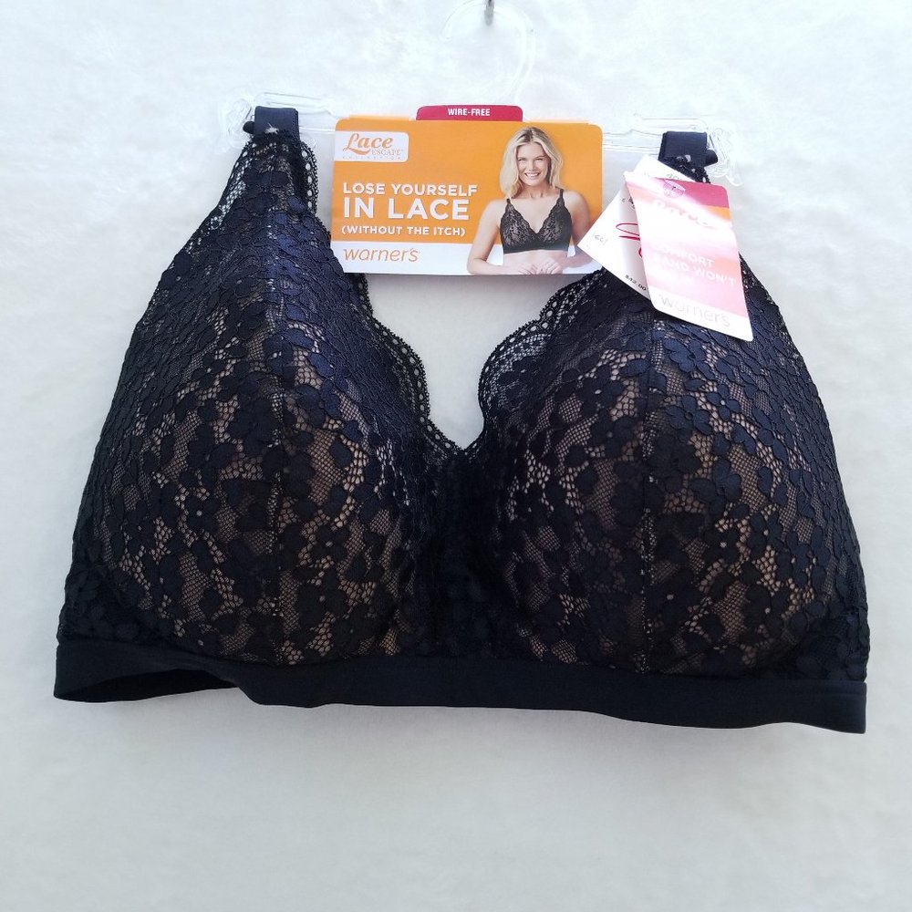 Warner's Lace Escape Wire Free Bra 40D